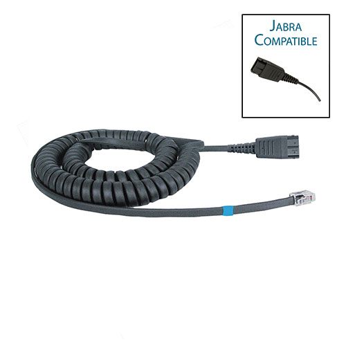 Jabra Compatible '02' Adapter Cable for Yealink, Grandstream and Snom Telephones