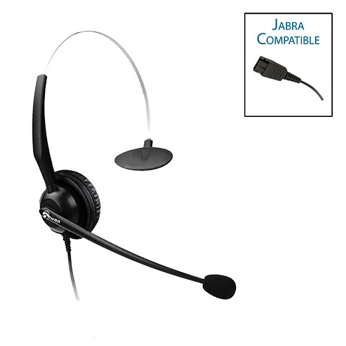 TelPro 1200-J Single-Ear NC Jabra Compatible Headset
